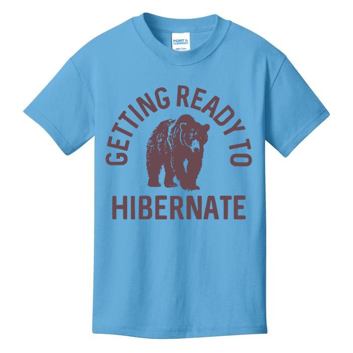 Getting Ready To Hibernate Kids T-Shirt