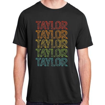 G.irl Retro T.AYLOR First Name Personalized Adult ChromaSoft Performance T-Shirt