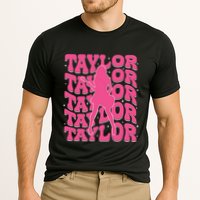 Girl Retro Taylor First Name Personalized Groovy 80s Performance Shirt