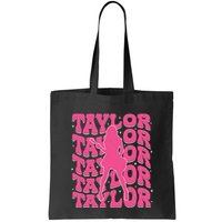 Girl Retro Taylor First Name Personalized Groovy 80s Bag