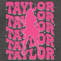 Girl Retro Taylor First Name Personalized Groovy 80s Vector Backpack
