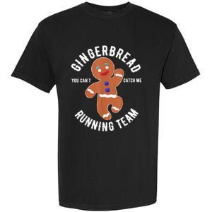 Gingerbread Running Team funny Gingerbread Christmas Garment-Dyed Heavyweight T-Shirt