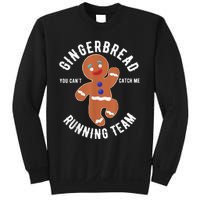 Gingerbread Running Team funny Gingerbread Christmas Sweatshirt