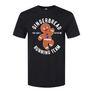 Gingerbread Running Team funny Gingerbread Christmas Softstyle CVC T-Shirt