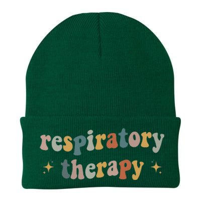 Groovy Respiratory Therapy RT therapist funny RT Care Week Knit Cap Winter Beanie