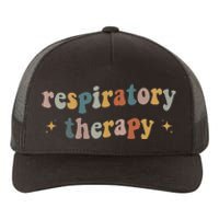 Groovy Respiratory Therapy RT therapist funny RT Care Week Yupoong Adult 5-Panel Trucker Hat