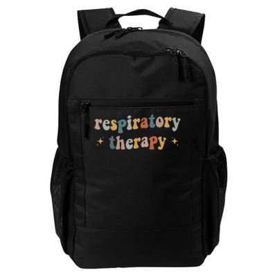 Groovy Respiratory Therapy RT therapist funny RT Care Week Daily Commute Backpack