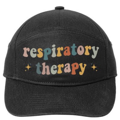 Groovy Respiratory Therapy RT therapist funny RT Care Week 7-Panel Snapback Hat