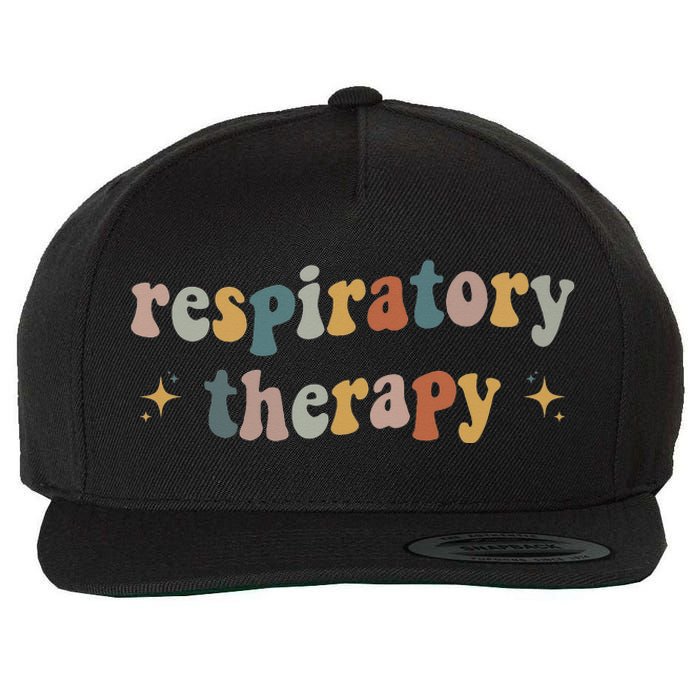 Groovy Respiratory Therapy RT therapist funny RT Care Week Wool Snapback Cap