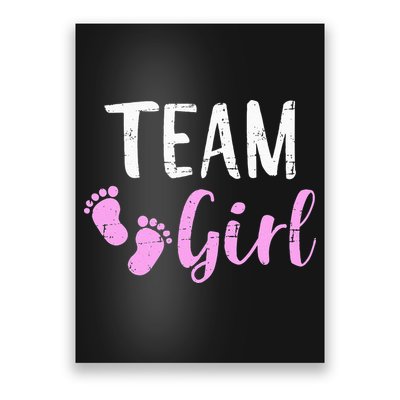 Gender reveal team matching family baby party supplies Poster