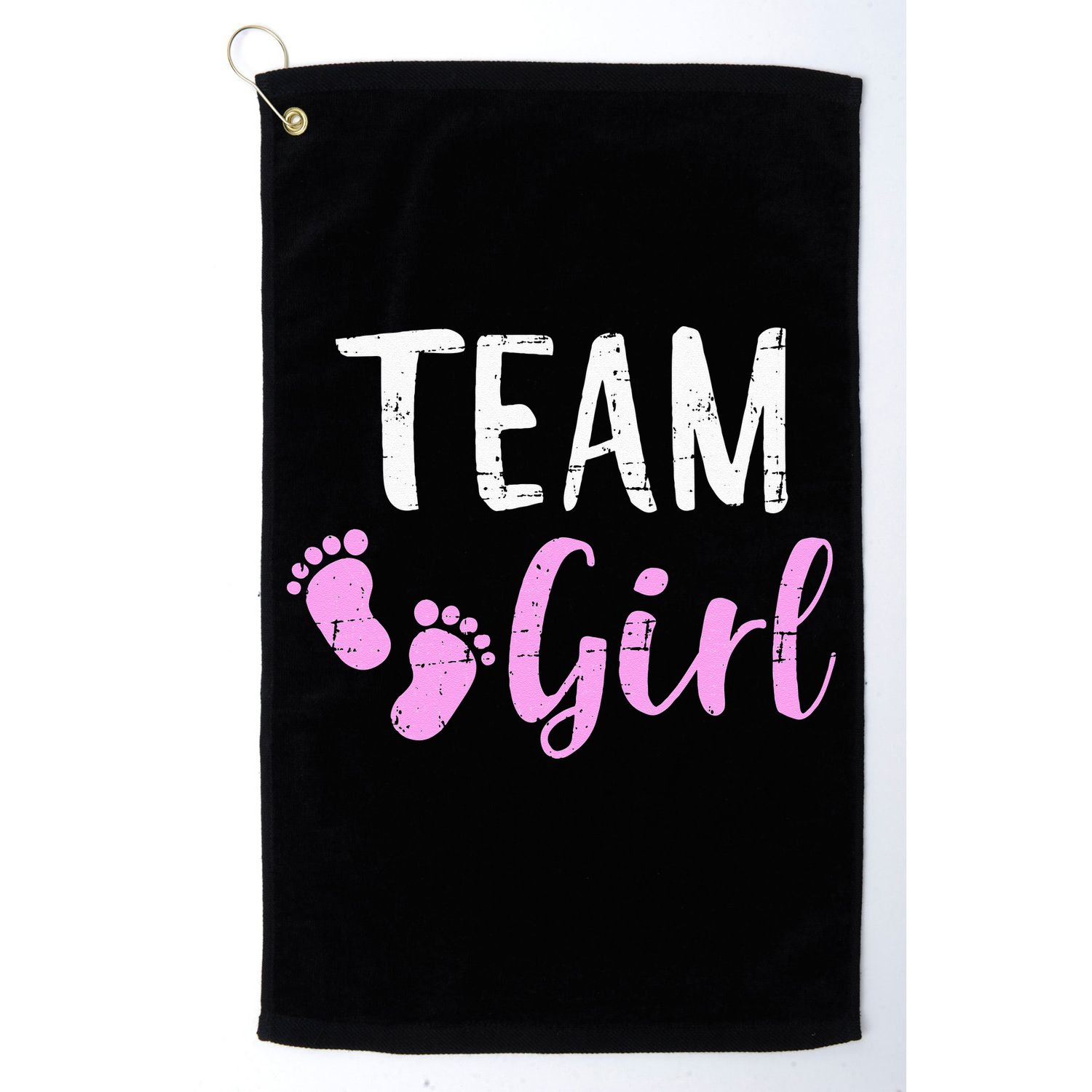 Gender reveal team matching family baby party supplies Golf Towel