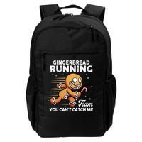 Gingerbread Running Team Christmas Cookie Funny Baking Backpack