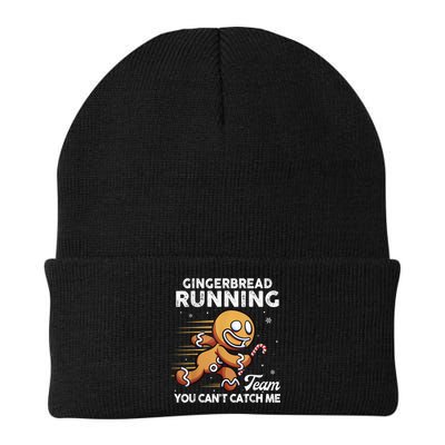 Gingerbread Running Team Christmas Cookie Funny Baking Beanie