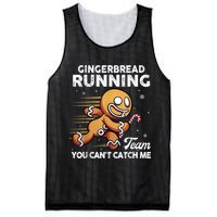 Gingerbread Running Team Christmas Cookie Funny Baking Mesh Reversible Basketball Jersey Tank