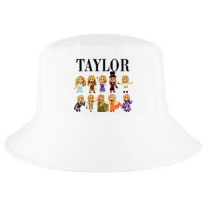 Girl Retro Taylor First Name Personalized Groovy Bday Cool Comfort Performance Bucket Hat