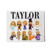 Girl Retro Taylor First Name Personalized Groovy Bday Mousepad