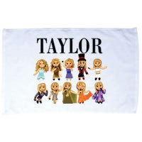 Girl Retro Taylor First Name Personalized Groovy Bday Microfiber Hand Towel