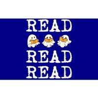 Ghost Reading Teacher Halloween Bumper Sticker