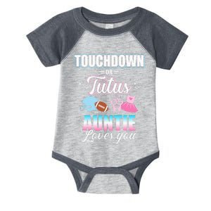 Gender Reveal Touchdowns Or Tutus Auntie Matching Baby Party Infant Baby Jersey Bodysuit