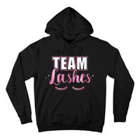 Gender reveal team lashes matching family baby party Hoodie