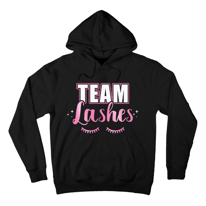 Gender reveal team lashes matching family baby party Hoodie