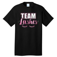 Gender reveal team lashes matching family baby party Tall T-Shirt