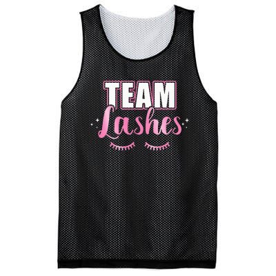 Gender reveal team lashes matching family baby party Mesh Reversible Basketball Jersey Tank