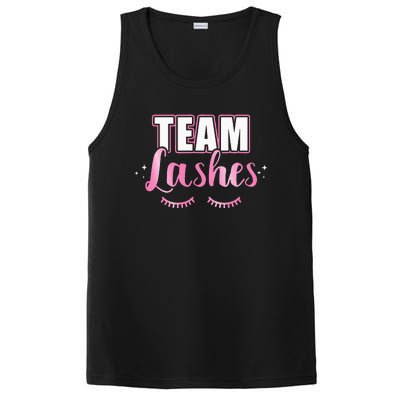 Gender reveal team lashes matching family baby party PosiCharge Competitor Tank