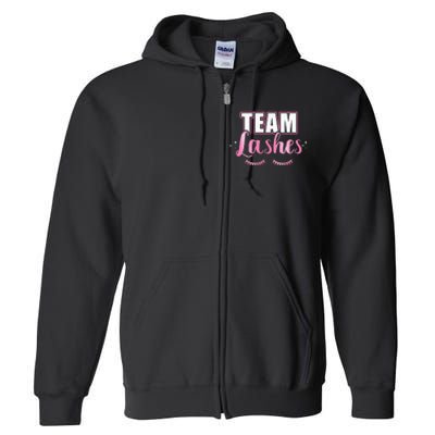 Gender reveal team lashes matching family baby party Full Zip Hoodie