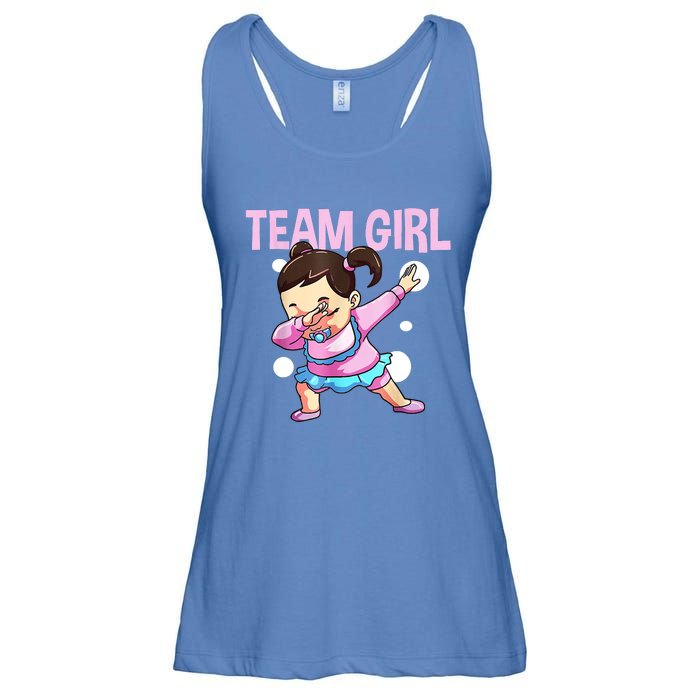 Gender Reveal Team Pink Team Team Girl Matching Family Baby Party Ladies Essential Flowy Tank