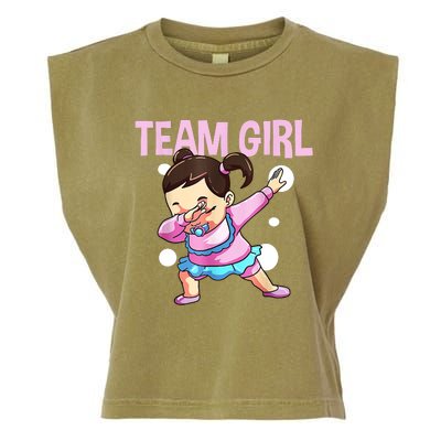 Gender Reveal Team Pink Team Team Girl Matching Family Baby Party Garment-Dyed Women's Muscle Tee