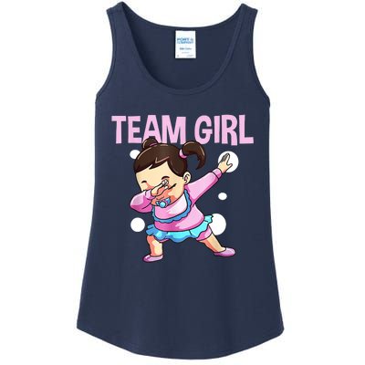 Gender Reveal Team Pink Team Team Girl Matching Family Baby Party Ladies Essential Tank