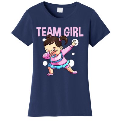 Gender Reveal Team Pink Team Team Girl Matching Family Baby Party Women's T-Shirt