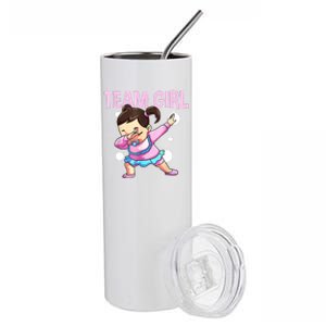 Gender Reveal Team Pink Team Team Girl Matching Family Baby Party Stainless Steel Tumbler