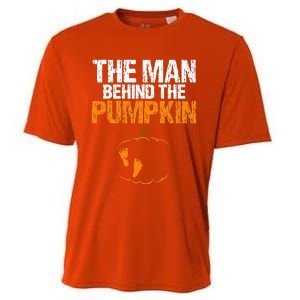 Gender Reveal The Man Behind The Pumpkin Halloween Cooling Performance Crew T-Shirt