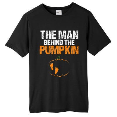 Gender Reveal The Man Behind The Pumpkin Halloween Tall Fusion ChromaSoft Performance T-Shirt