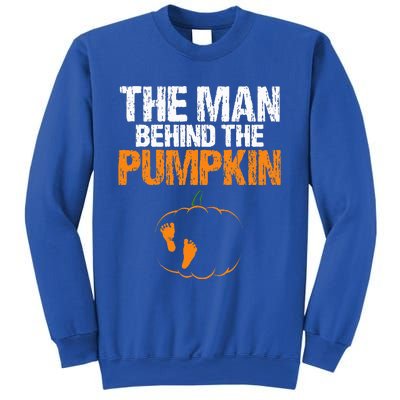 Gender Reveal The Man Behind The Pumpkin Halloween Sweatshirt