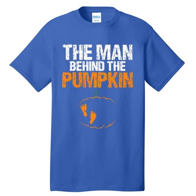 Gender Reveal The Man Behind The Pumpkin Halloween Tall T-Shirt