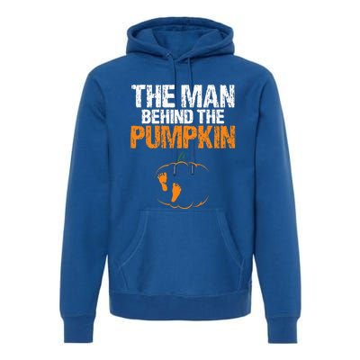 Gender Reveal The Man Behind The Pumpkin Halloween Premium Hoodie