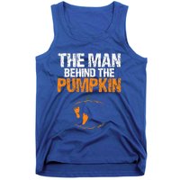 Gender Reveal The Man Behind The Pumpkin Halloween Tank Top