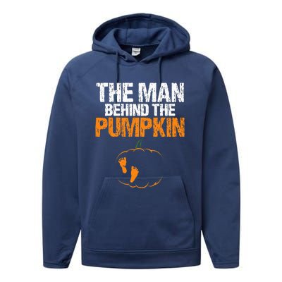 Gender Reveal The Man Behind The Pumpkin Halloween Performance Fleece Hoodie