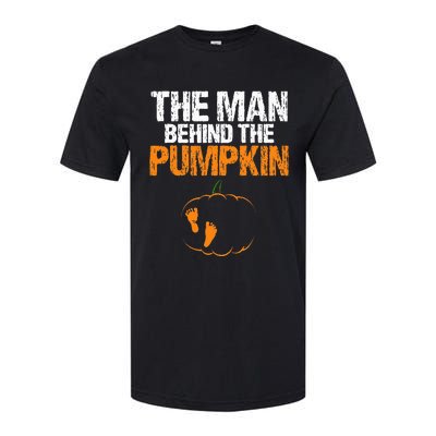 Gender Reveal The Man Behind The Pumpkin Halloween Softstyle CVC T-Shirt