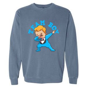 Gender Reveal Team Boy Garment-Dyed Sweatshirt