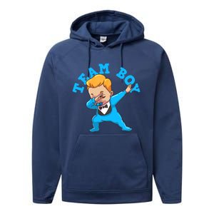 Gender Reveal Team Boy Performance Fleece Hoodie