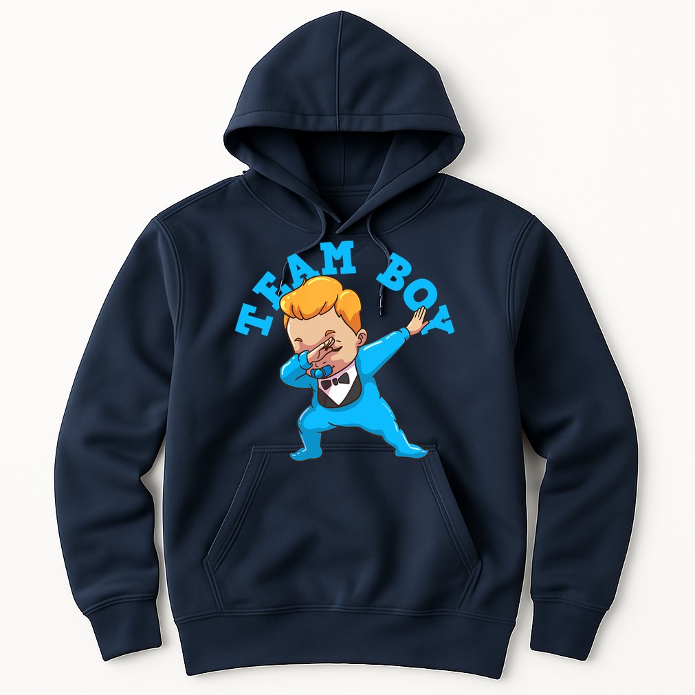 Gender Reveal Team Boy Hoodie