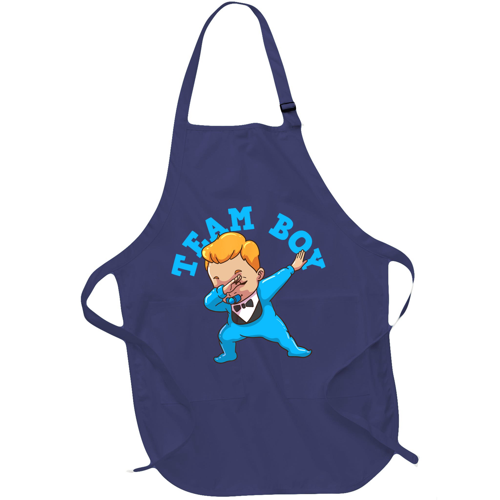 Gender Reveal Team Boy Apron
