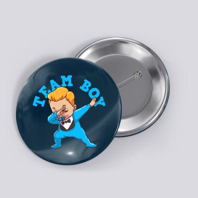 Gender Reveal Team Boy Button
