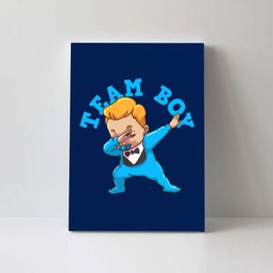 Gender Reveal Team Boy Canvas