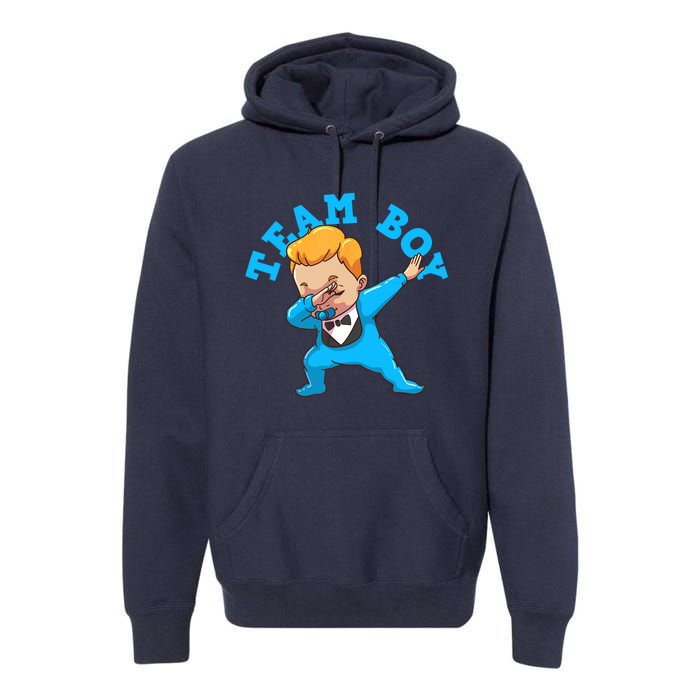 Gender Reveal Team Boy Premium Hoodie