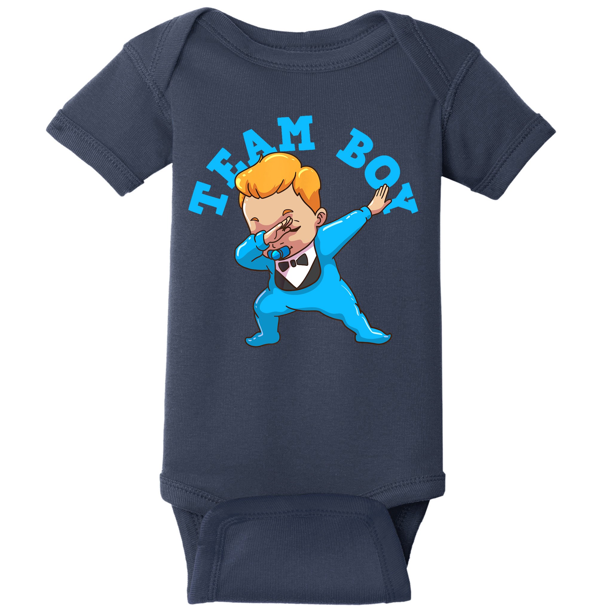 Gender Reveal Team Boy Baby Bodysuit